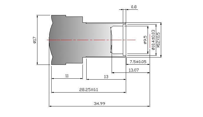 JY-118A25FB-5MP-specifikation