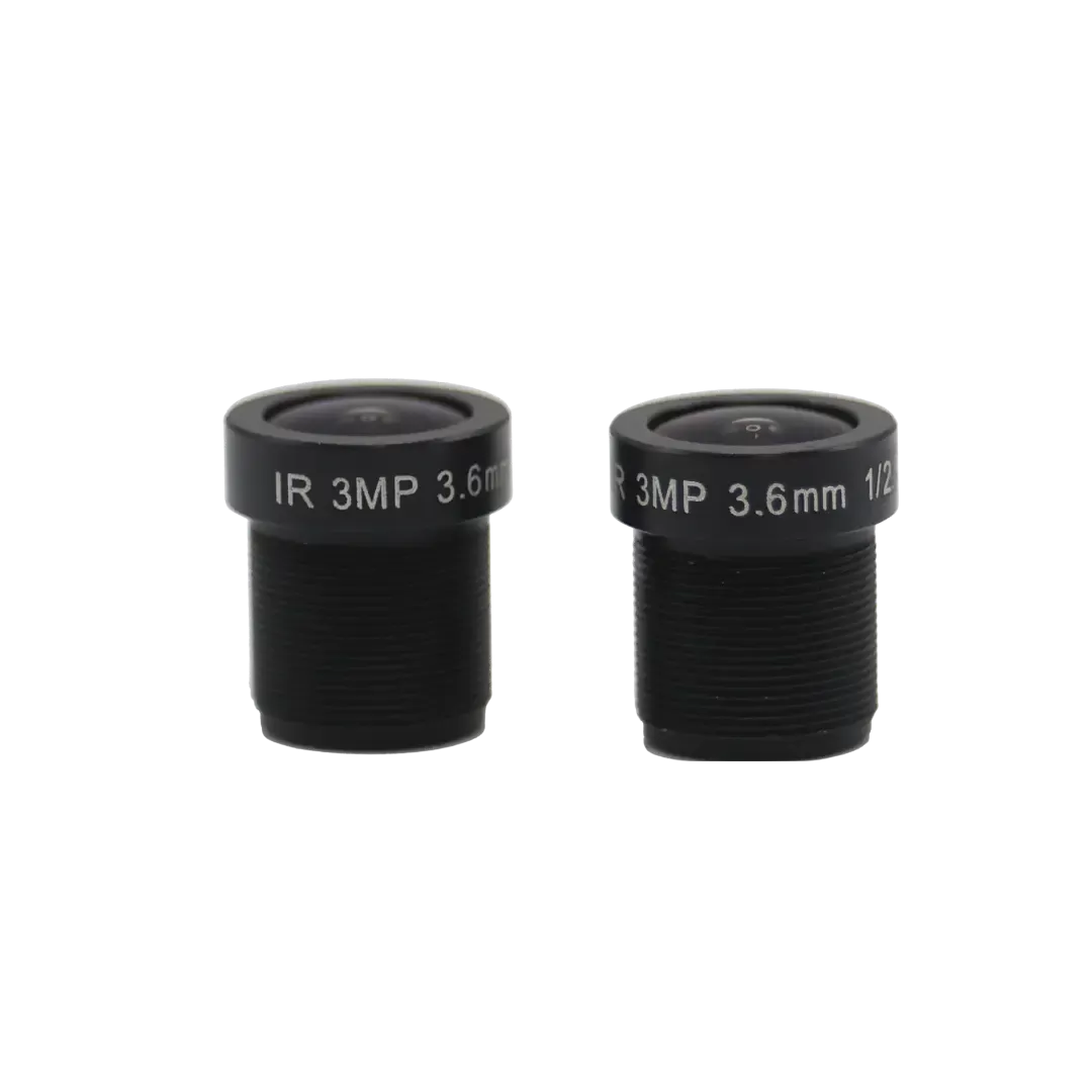1/2.7inch M12 mount 3MP 3.6mm mini lenses